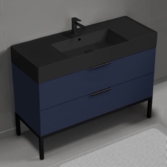 Bathroom Vanity Modern Bathroom Vanity, Blue, 48